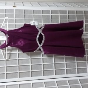 Dark Purple Semiformal Dress